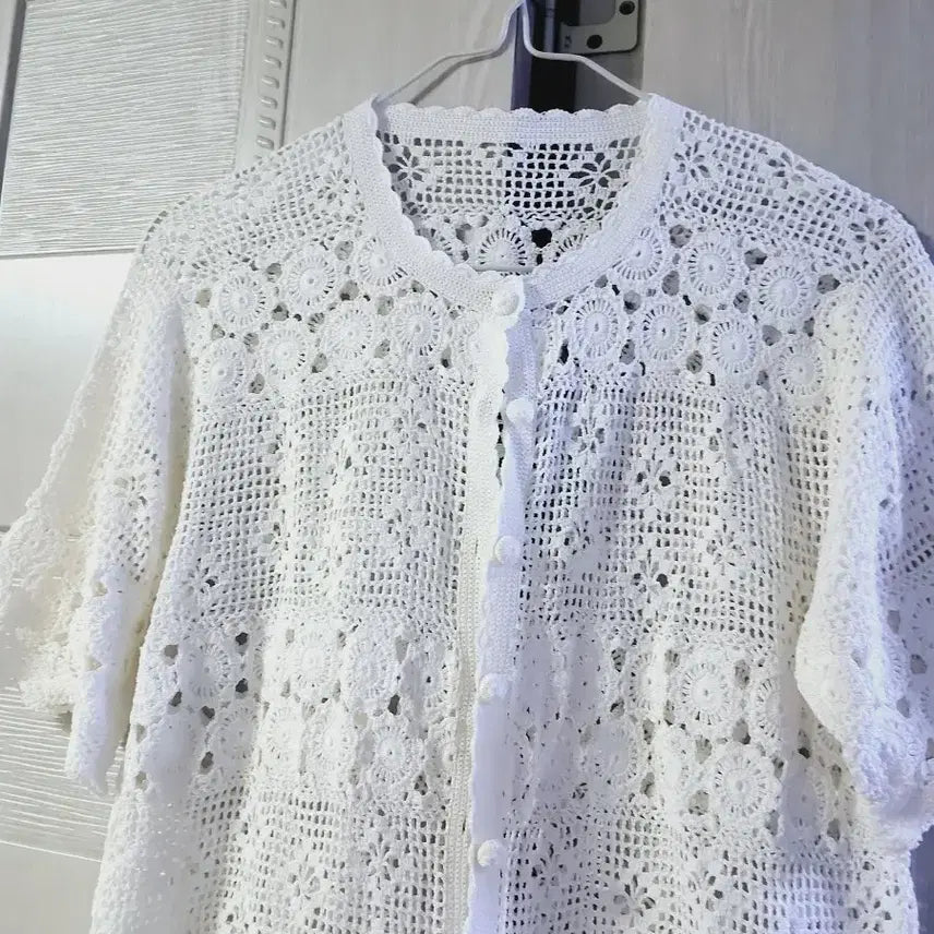 [BUNJANG] Hand-Knitted Cardigan / 손뜨개 가디건