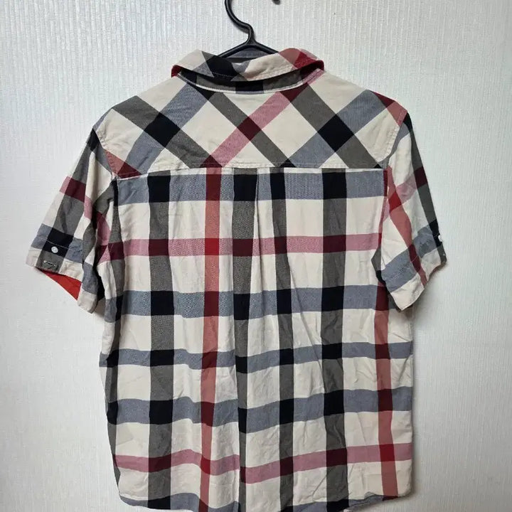 [BUNJANG] Daks Check Short Sleeve Shirt 165 / 닥스 체크 반팔 셔츠 165