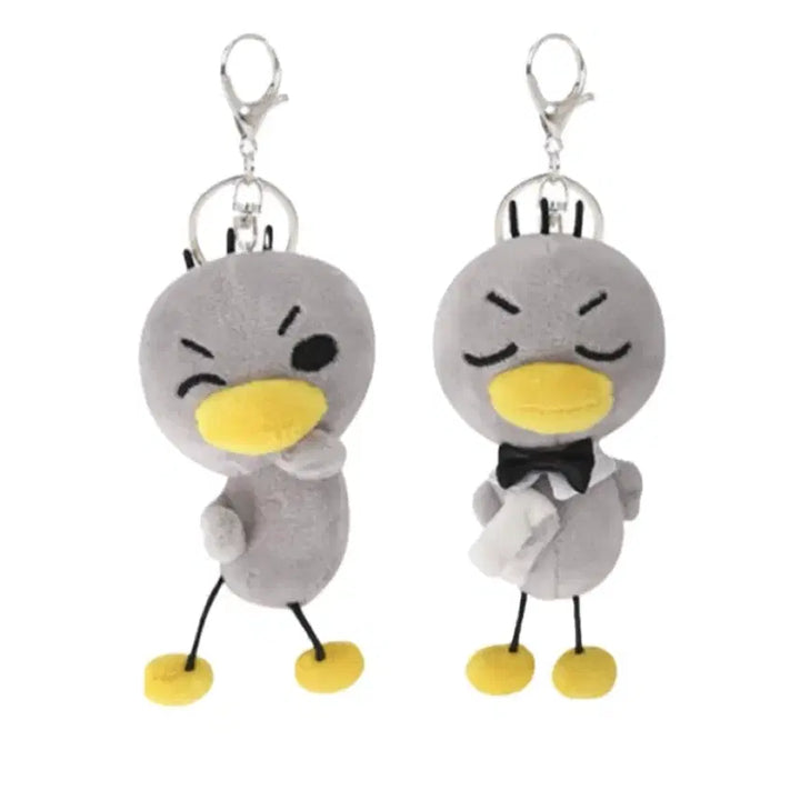 [BUNJANG] Annyeong Jaduya Kkoko Wingk/Butler Waiter Doll Keychain / (원가 이하)안녕자두야 꼬꼬 윙크/집사 웨이터 인형키링