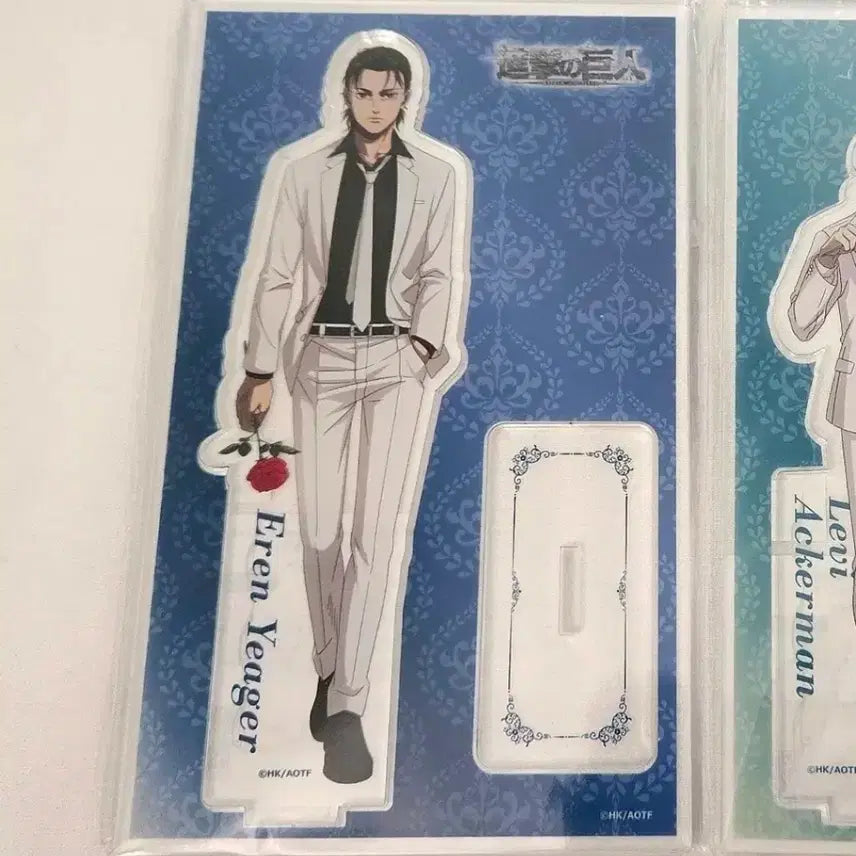 [BUNJANG] Attack on Titan Eren Jaeger Formal Suit Acrylic Stand / 진격의거인 에렌 가라오케  백정장 아크릴스탠드