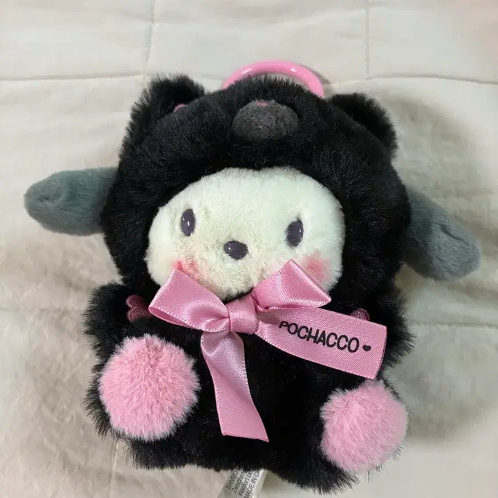 [BUNJANG] Sanrio Black Animal Pochacco Mascot / 산리오 블랙 애니멀 포차코 마스코트