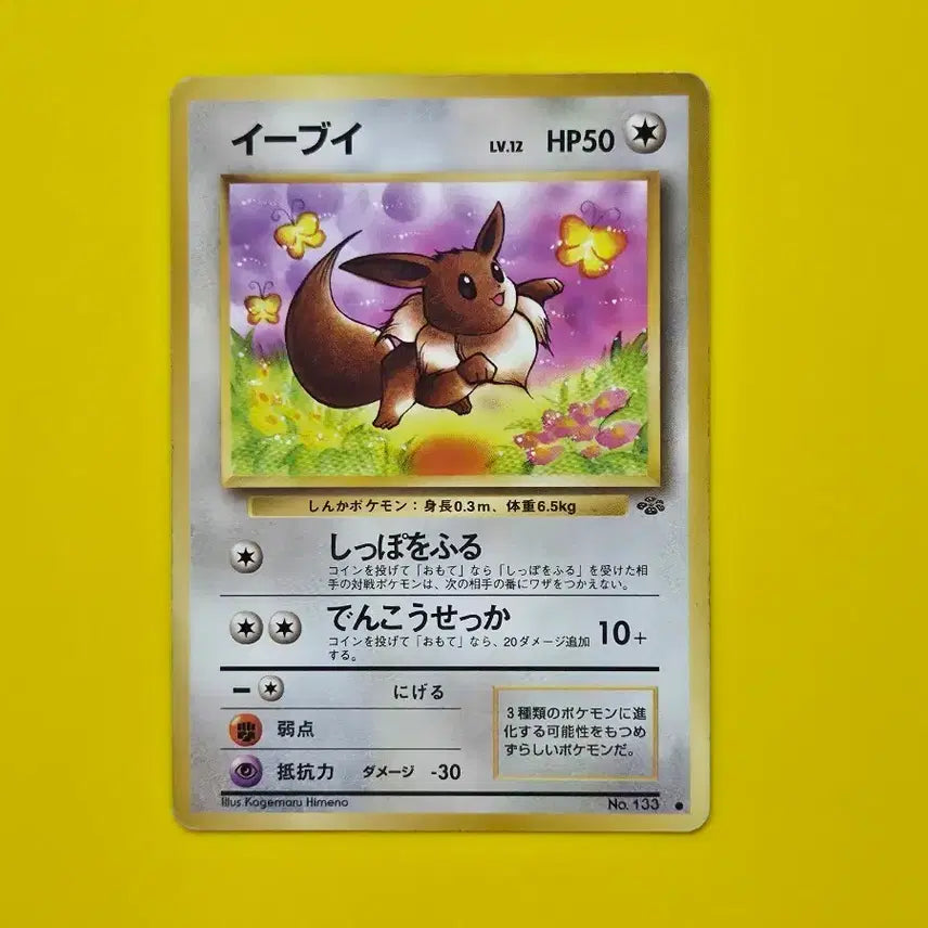[BUNJANG] Pokemon Card Eevee Jungle Set 1997 Japanese / 포켓몬카드 1997 이브이 초기카드 일본판
