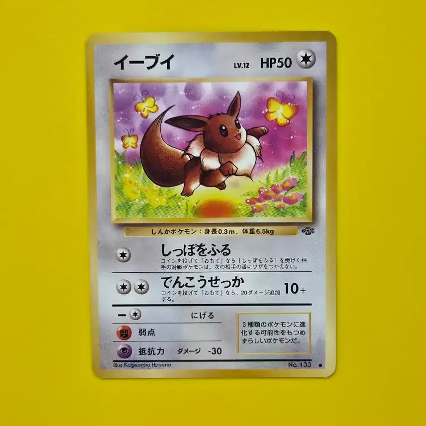 [BUNJANG] Pokemon Card Eevee Jungle Set 1997 Japanese / 포켓몬카드 1997 이브이 초기카드 일본판