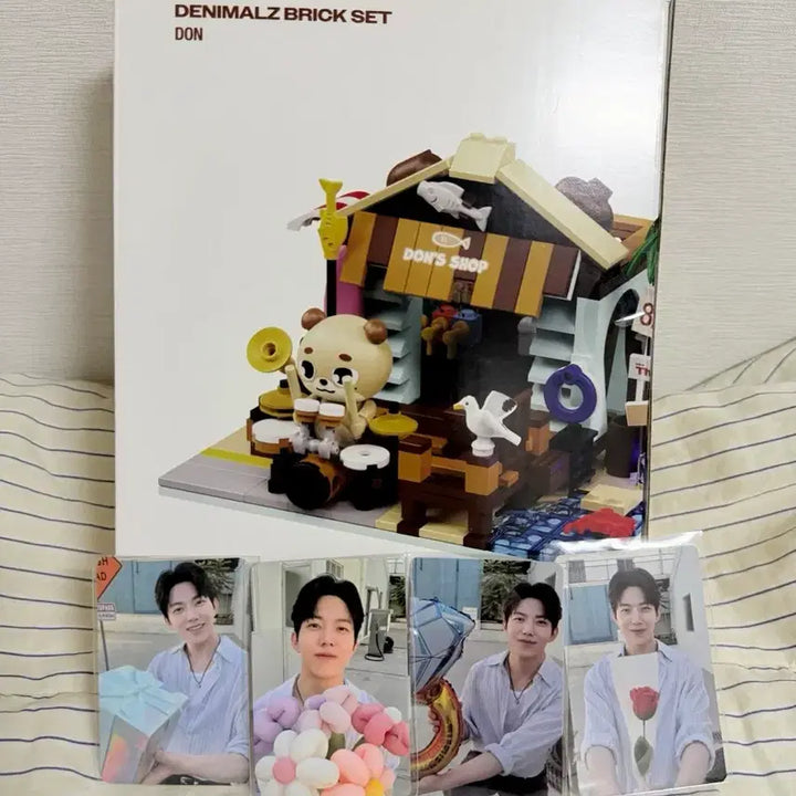 [BUNJANG] Day6 Denimals Brick Set Don + Dowoon Photocard Bundle / 미개봉,원가이하) 데이식스 데니멀즈 브릭세트 돈 + 도운 포카4장