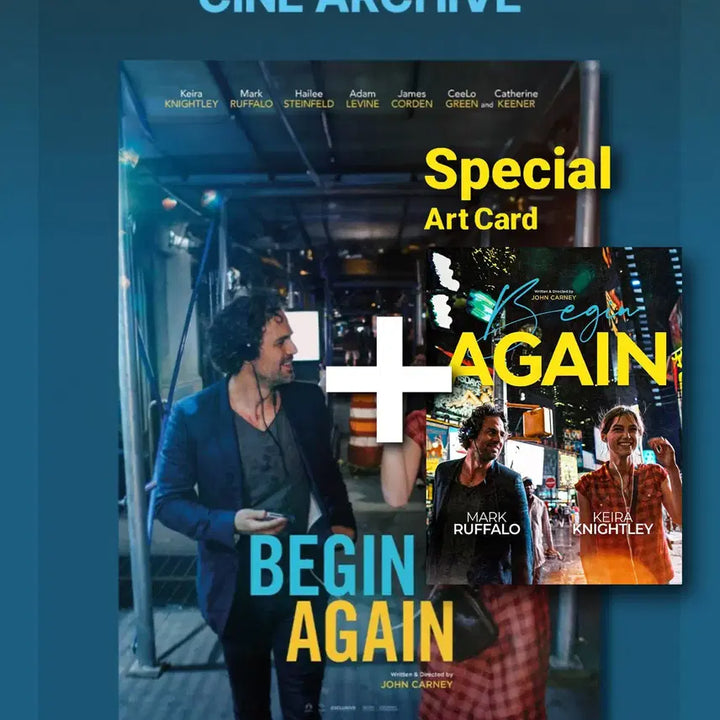 [BUNJANG] Begin Again Cinema Archive Poster + Art Card Bundle Set / [2종일괄]비긴 어게인 시네 아카이브 포스터 + 아트카드
