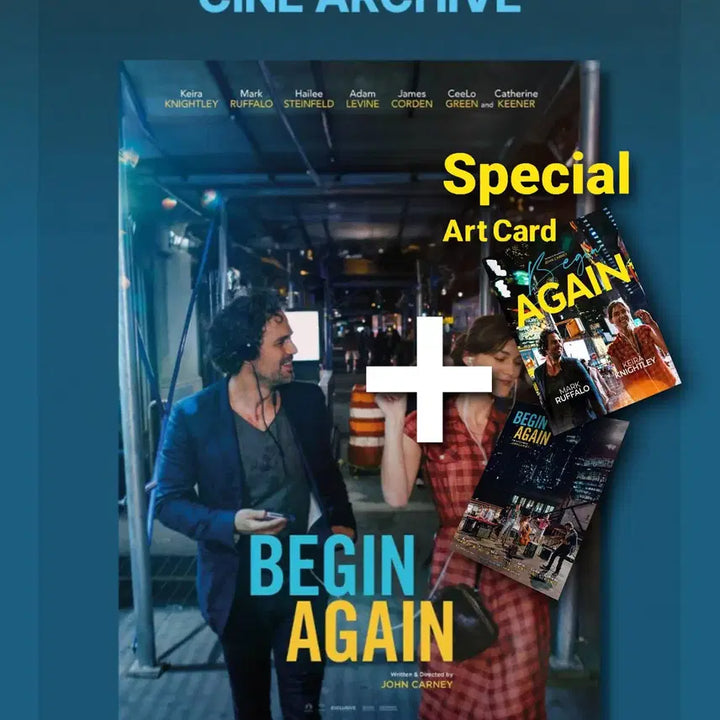 [BUNJANG] Begin Again Cinema Archive Poster + Art Card Bundle Set / [2종일괄]비긴 어게인 시네 아카이브 포스터 + 아트카드