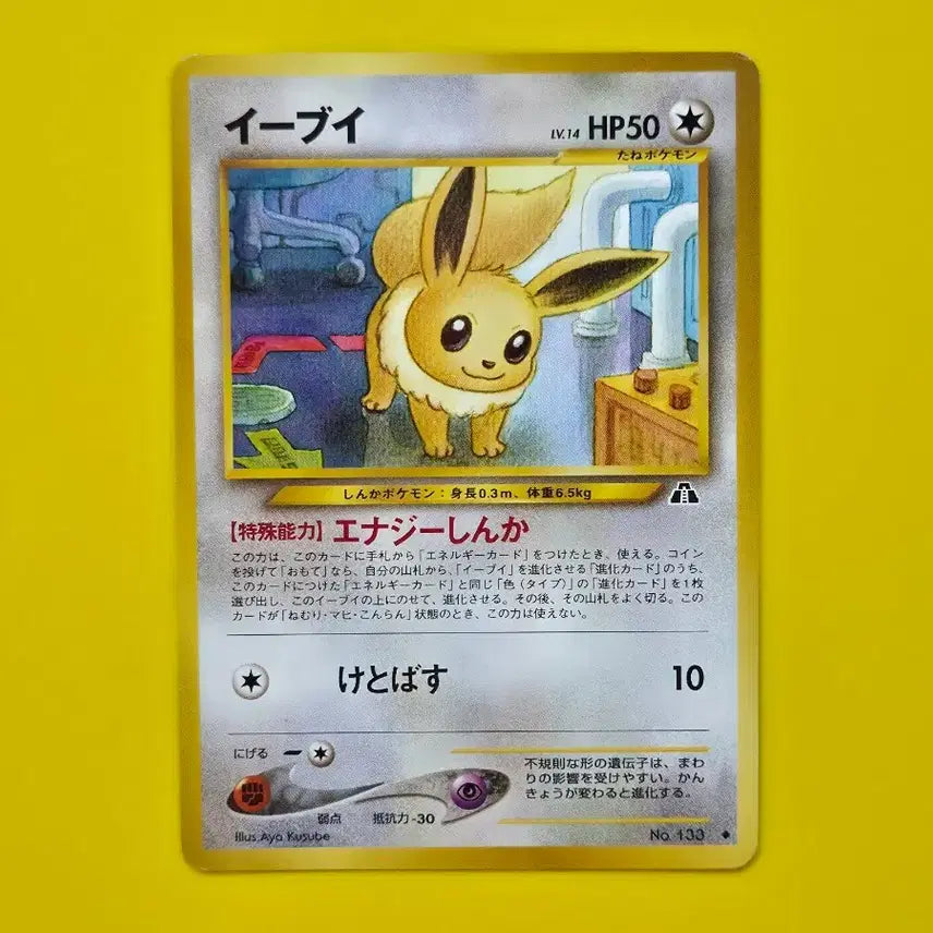 [BUNJANG] Pokemon Card Eevee Neo Genesis Japanese / 포켓몬카드 2000 이브이 초기카드 일본판