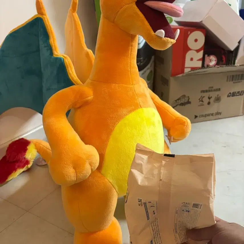 [BUNJANG] Pokemon Large Charizard Plush / 포켓몬스터 대형 리자몽 인형