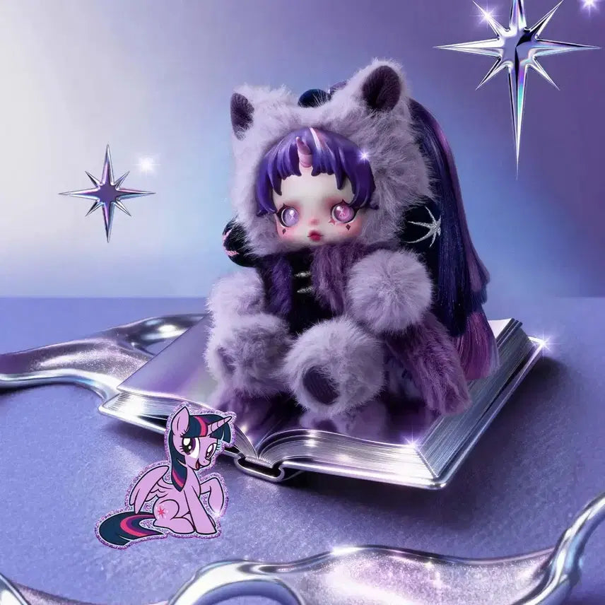 [BUNJANG] Pop Mart Skullpanda x My Little Pony Plush Keyring / 새상품)팝마트 스컬판다 마이리틀포니 인형키링