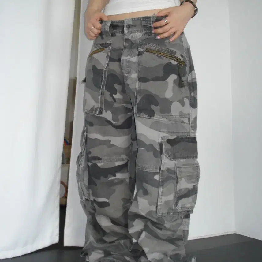 [BUNJANG] Our Cabinet Camo Pants (M) / 아워캐비넷 카모 팬츠 (M)