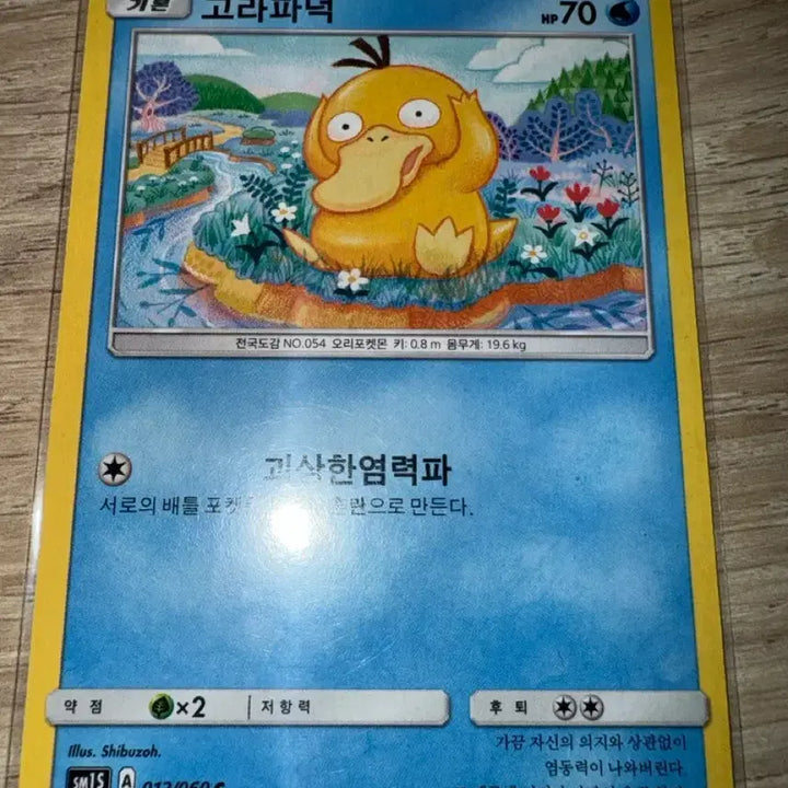 [BUNJANG] Pokemon Card Golduck Rare / 포켓몬 카드 고라파덕 고대