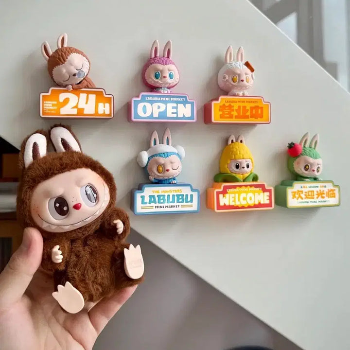 [BUNJANG] POP MART Labubu The Monsters Wacky Mart Series Fridge Magnet (Sealed) / [미개봉] 팝마트 라부부 더 몬스터즈 와키 마트 시리즈 프리지 마그넷
