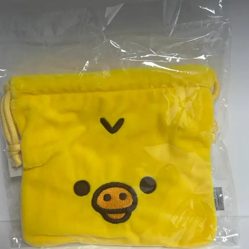 [SOLD OUT] 리락쿠마 키이로이토리 조리개 파우치