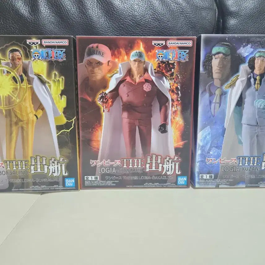 [BUNJANG] One Piece The Great Voyage 3 Admirals Figure Set (Kizaru, Akainu, Aokiji) - Sealed / 미개봉| 원피스 3대장 더출항 피규어 세트(키자루 아카이누 아오키지)