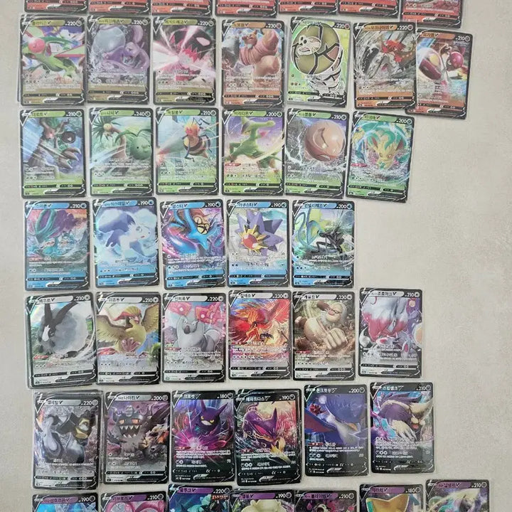 [BUNJANG] Pokemon V &amp; RR Grade Cards Bundle Set / 다수 포켓몬 카드  일괄(V, RR등급)