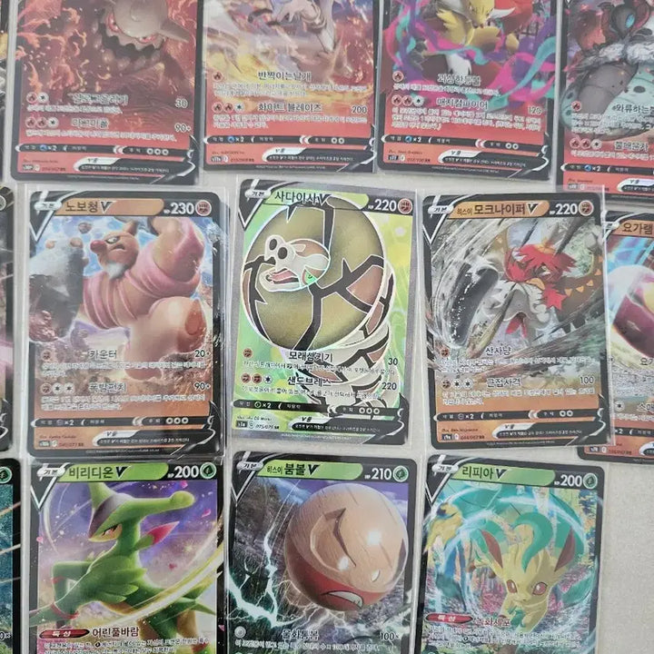 [BUNJANG] Pokemon V &amp; RR Grade Cards Bundle Set / 다수 포켓몬 카드  일괄(V, RR등급)