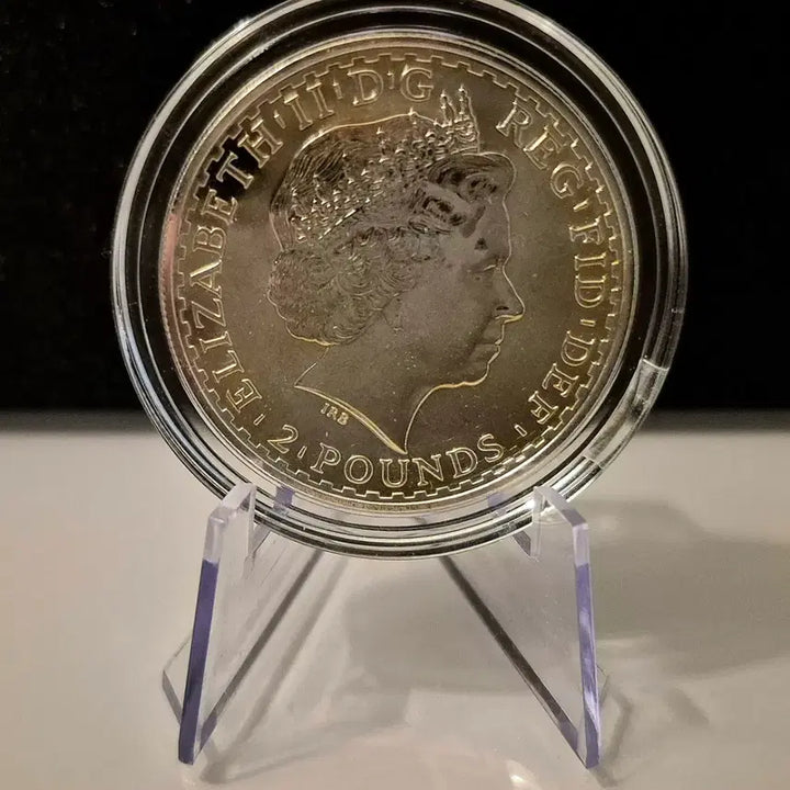 [BUNJANG] Britannia 2001 Limited Edition Silver Coin / 희귀) 2001년만 제작한 한정도안  브리타니아  은화
