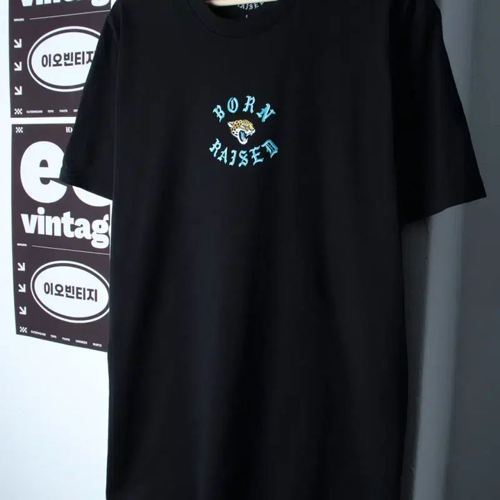[BUNJANG] Bone Raised NFL Jacksonville Jaguars T-Shirt (L-XL) / (L-XL) 본앤레이즈드 반팔 티셔츠 NFL 잭슨빌 재규어스-833D