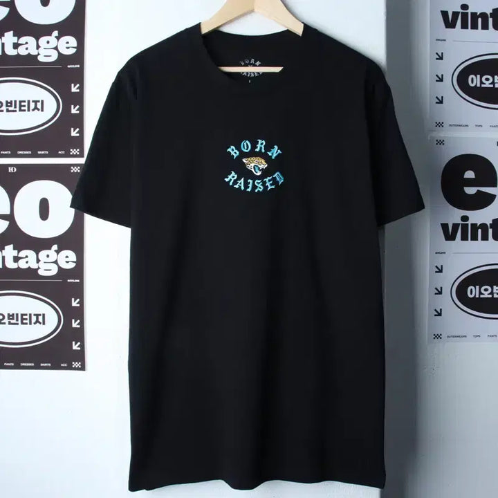 [BUNJANG] Bone Raised NFL Jacksonville Jaguars T-Shirt (L-XL) / (L-XL) 본앤레이즈드 반팔 티셔츠 NFL 잭슨빌 재규어스-833D