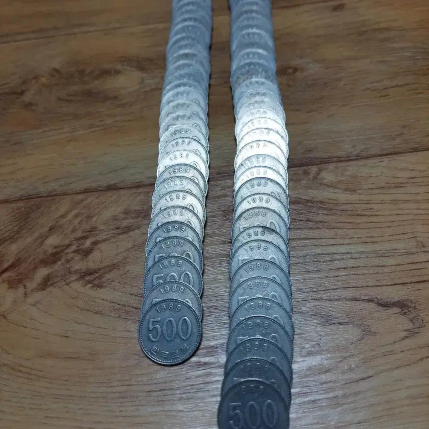 [BUNJANG] 1988 &amp; 1989 500 Won Coins / 1988년 1989년 500원