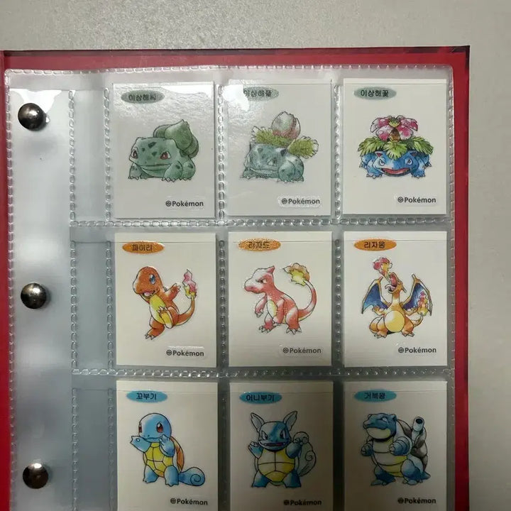 [BUNJANG] Pokemon 30th Anniversary Artwork Ddibbusi 100 Types + Charizard Ddibbusi Book / 포켓몬 30주년 아트워크 띠부씰 100종 + 리자몽 띠부씰북
