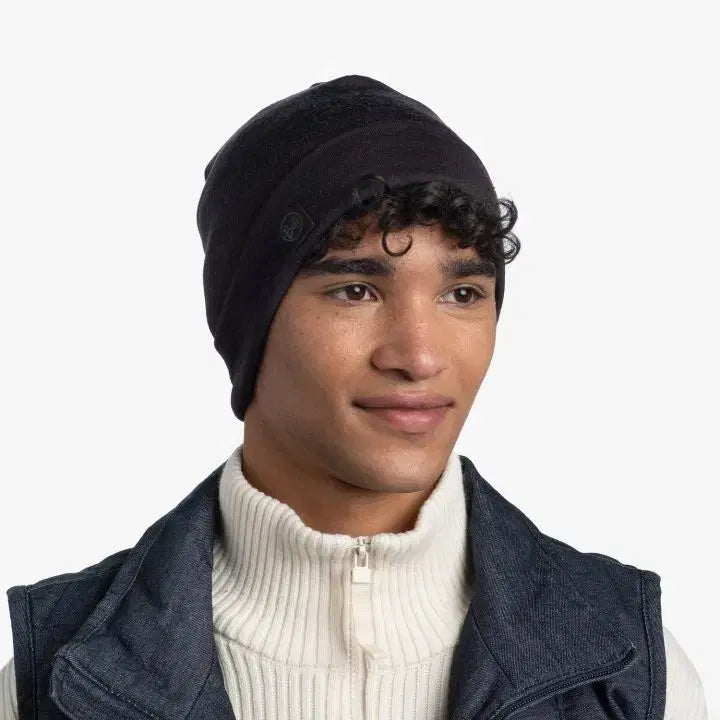 [BUNJANG] BUFF Merino Heavyweight Beanie Solid Black / BUFF 버프 메리노 헤비웨이트 비니 솔리드 블랙