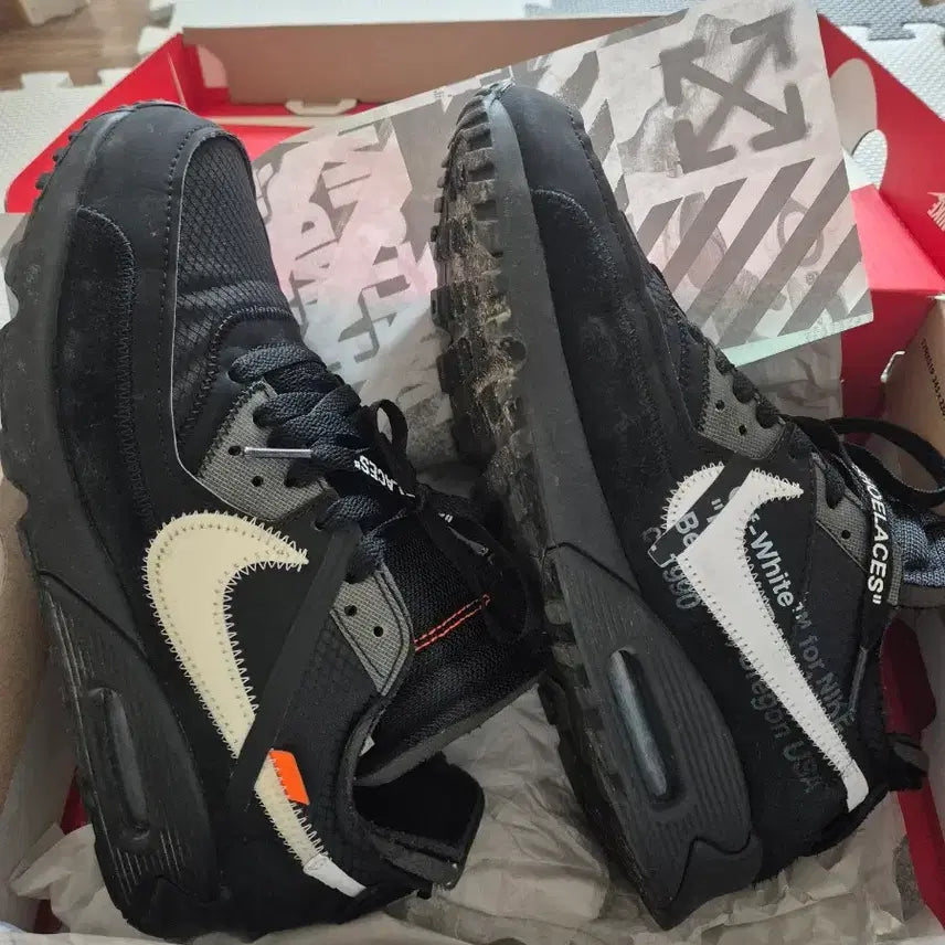 [BUNJANG] Nike Off-White Air Max 90 Black / [275]나이키 오프화이트 맥스90 블랙