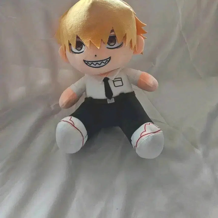 [BUNJANG] Chainsaw Man Denji &amp; Reze Plush Set / [택부착 신상품]체인소맨 덴지 레제 인형 2종 세트