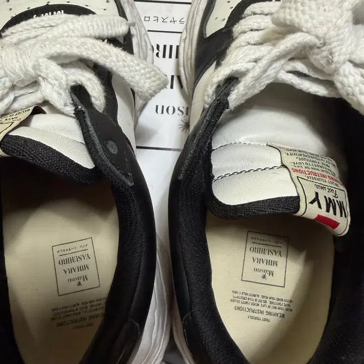 [BUNJANG] Maison Mihara Yasuhiro Wayne OG Sole Leather Low-top Sneakers Size 44 / 미하라야스히로 og 웨인 레더 44사이즈