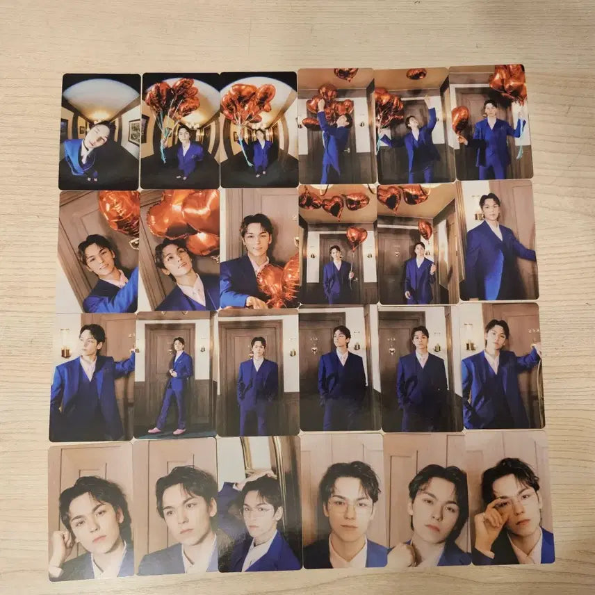 [BUNJANG] SEVENTEEN Vernon Carat Version Photocard Bundle Set (24 pcs) / 세븐틴 캐럿반 버논 포카 24장 일괄 양도
