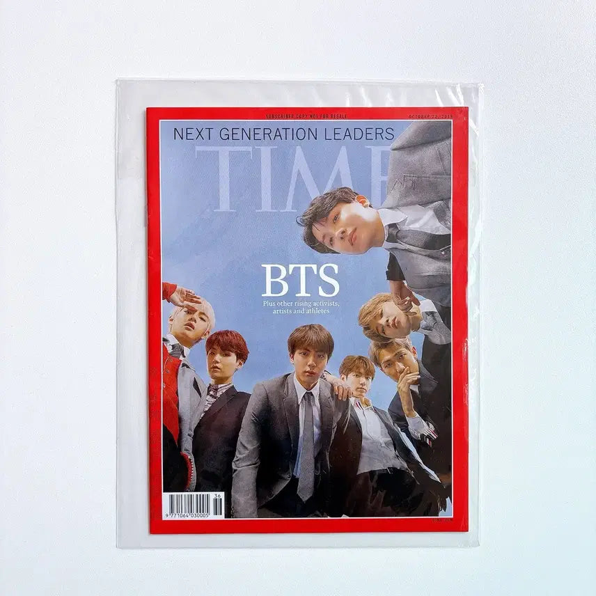 [BUNJANG] Time Magazine BTS Cover October 2018 Sealed / [미개봉][새상품] 타임지 TIME BTS 커버 2018년 10월