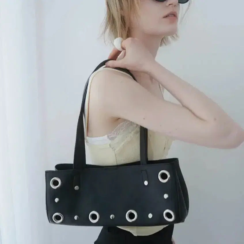 [BUNJANG] HEIRLY Haze Eyelet Leather Mini Bag / 히어리 미니백