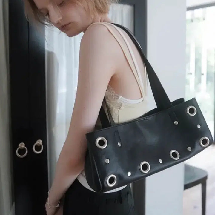 [BUNJANG] HEIRLY Haze Eyelet Leather Mini Bag / 히어리 미니백