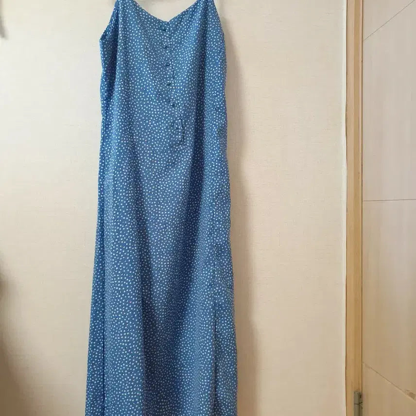 [BUNJANG] Dot Chiffon Long Dress / 도트쉬폰원피스