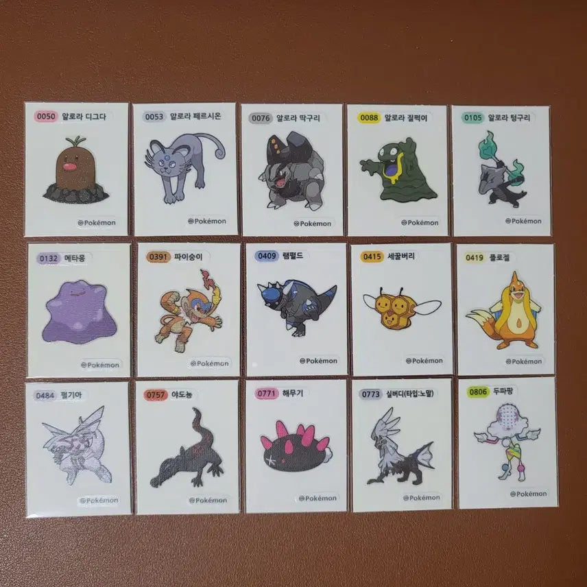 [BUNJANG] Pokemon Stickers (Pixel, Season 3, 4, 5) Individual Sale / 포켓몬 띠부씰 (픽셀, 시즌3,4,5..) 개별판매
