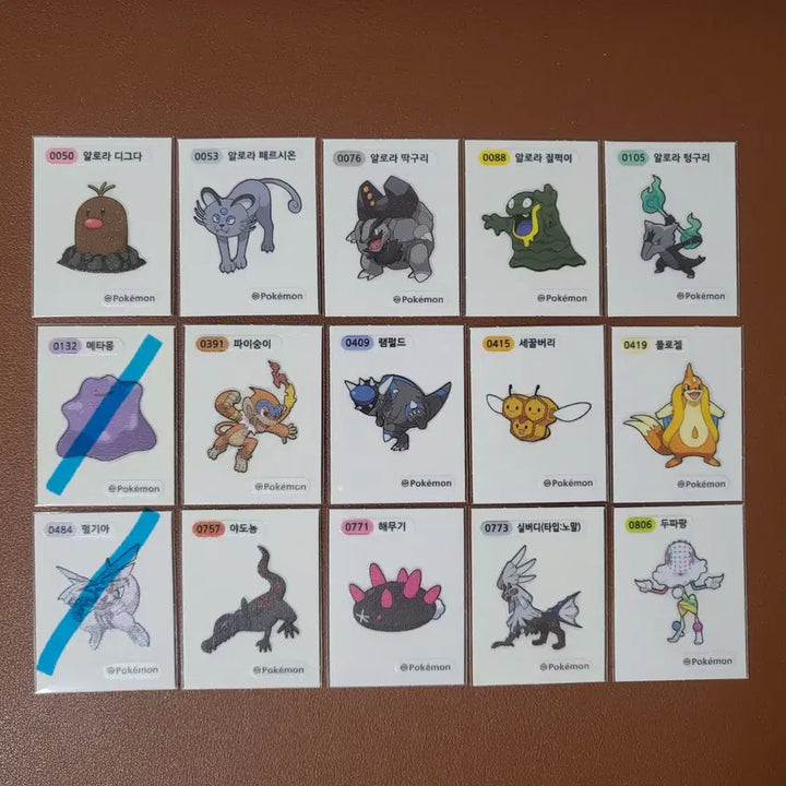 [BUNJANG] Pokemon Stickers (Pixel, Season 3, 4, 5) Individual Sale / 포켓몬 띠부씰 (픽셀, 시즌3,4,5..) 개별판매
