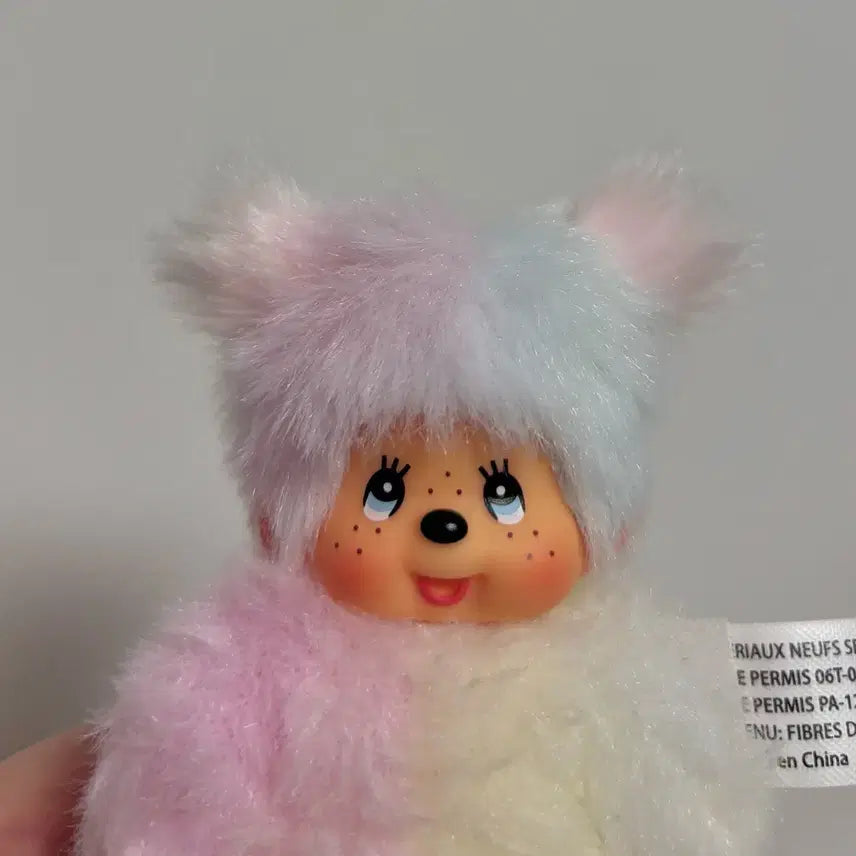 [BUNJANG] Monchhichi Tie-Dye Keyring Plush New / 몬치치 타이다이 키링 인형 새상품