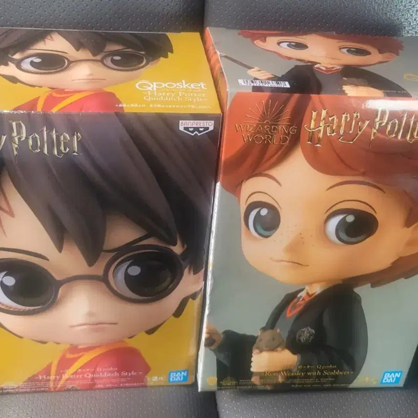 [BUNJANG] Harry Potter Q Posket Figures Set (Harry &amp; Ron) / 해리포터 큐포스켓 피규어 2개 세트 팔아요