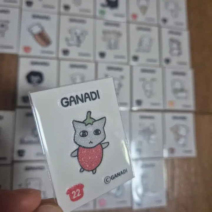 [BUNJANG] Ganady Ttiboo Seal Stickers Bundle Set (39 pcs) / 가나디 띠부씰 스티커 일괄 39장