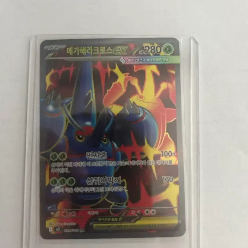 [BUNJANG] Mega Heracross EX SR Card / 메가헤라크로스 EX SR