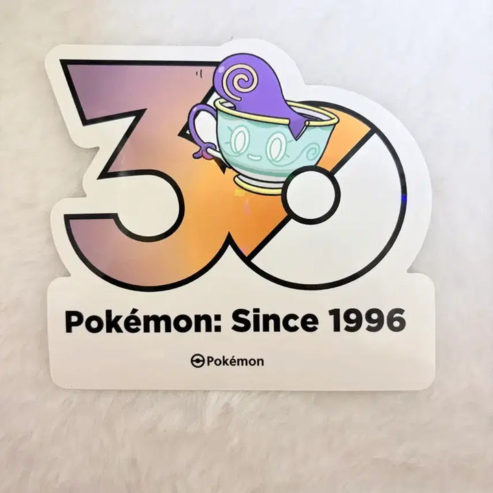 [BUNJANG] Pokemon 30th Anniversary Logo Sticker - Daincha / 포켓몬 30주년 로고 스티커 데인차