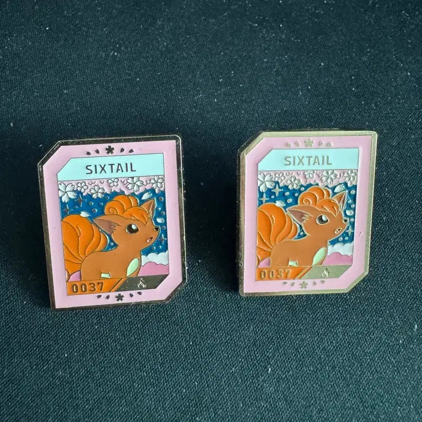 [BUNJANG] Pokemon Isak Toast Vulpix Badge / 이삭토스트 식스테일 뱃지 판매합니다.