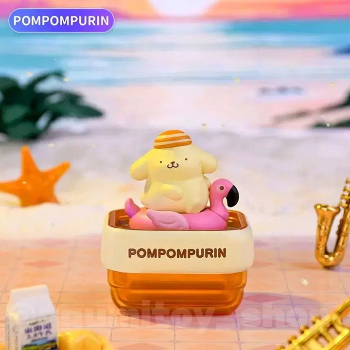 [BUNJANG] Sanrio Pool Party Series Pompompurin Figure / 산리오 수영장 파티 시리즈 폼폼푸린 피규어