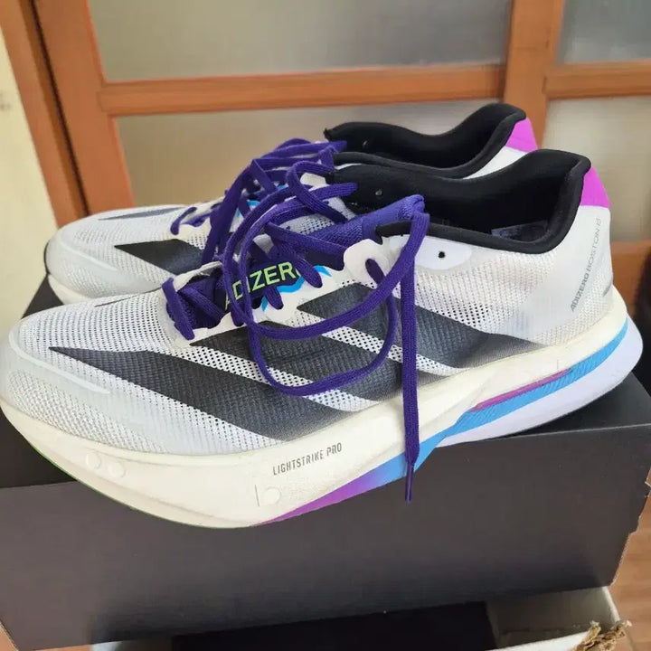 [BUNJANG] Adidas Adizero Boston 13 &amp; Pureboost 5 Running Shoes - Size 260 / 아디다스 아디제로 보스턴 13 +퓨어부스트5  런닝화  260 무료배송