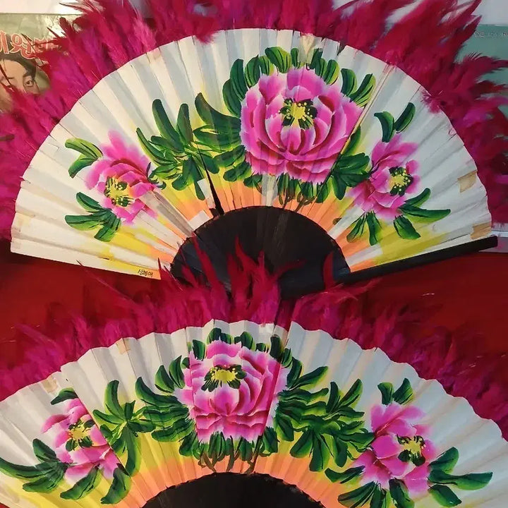[BUNJANG] Handmade Large Folding Fan Set / 수제 대형부채 2점