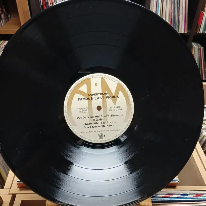 [BUNJANG] Supertramp Progressive Rock LP "Famous Last Words" Rare Vinyl / 희귀 프로그레시브 슈퍼 트렘프 LP 할인