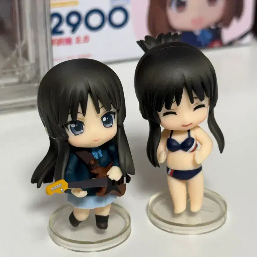 [BUNJANG] K-ON! Nendoroid Puchi Mio Akiyama Winter Swimsuit Figure Set (2 Types) / 케이온 넨도로이드 푸치 미오 동복 수영복 피규어 2종 일괄