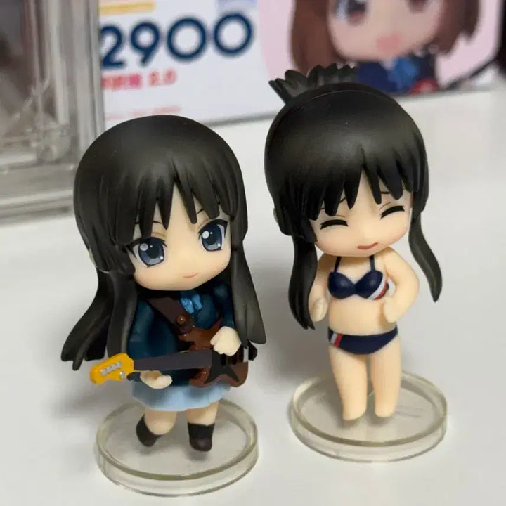 [BUNJANG] K-ON! Nendoroid Puchi Mio Akiyama Winter Swimsuit Figure Set (2 Types) / 케이온 넨도로이드 푸치 미오 동복 수영복 피규어 2종 일괄