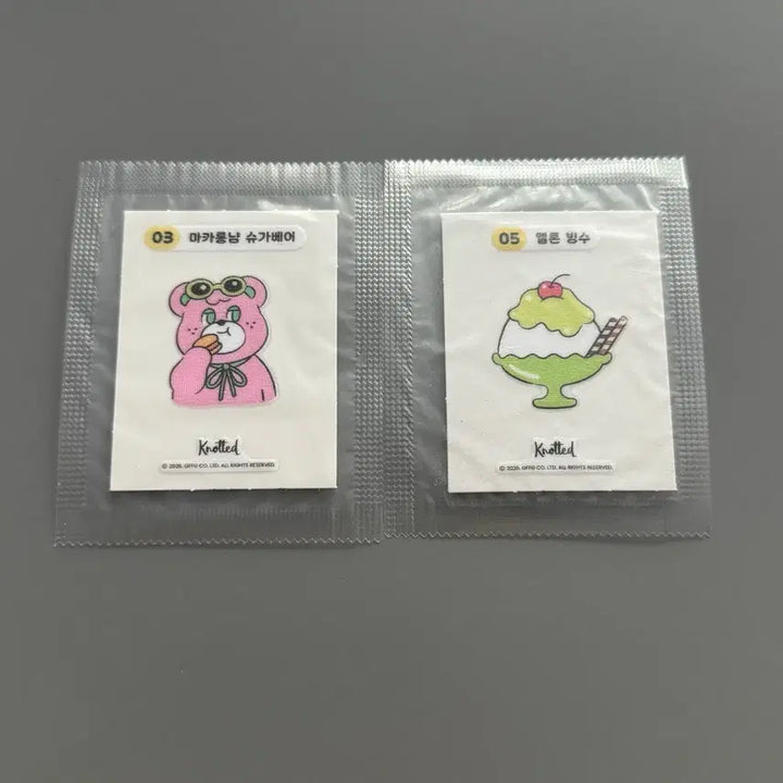 [BUNJANG] CU x Notte Melon Season Stick Pack - Bundle Set / CU 노티트 멜론시즌 띠부띠부씰 2종 일괄판매