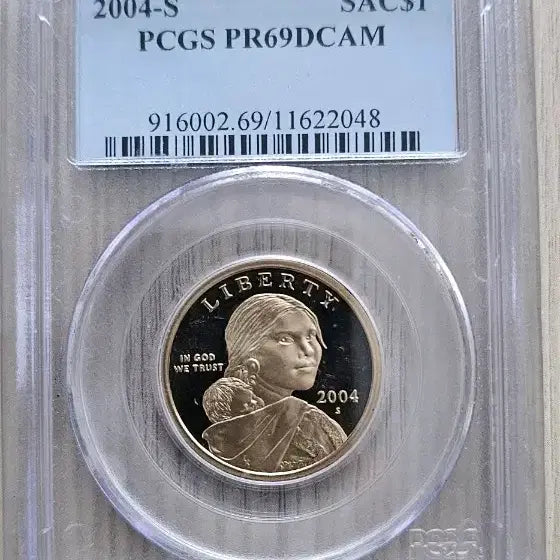 [BUNJANG] 2004 S Cheyenne Dollar Coin PCGS PR69 DCAM / 2004년 S PCGS PR69 DCAM 샤이엔족 동전